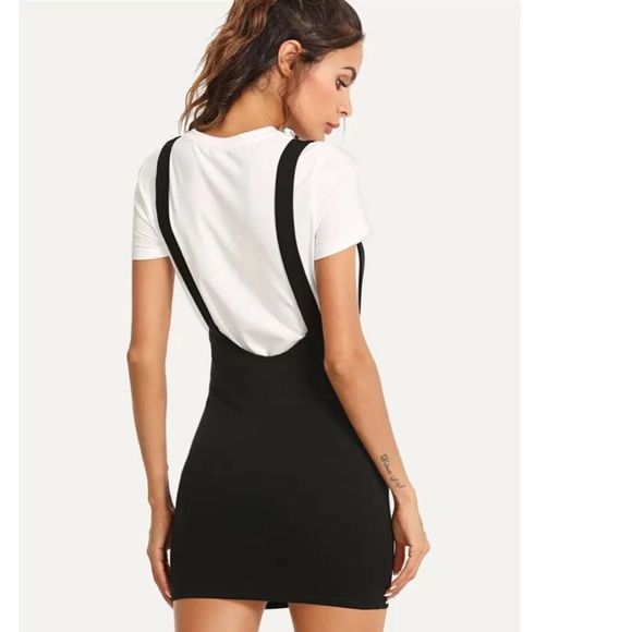 HOT NEW ITEM 🔥 Black Suspender Skirt - Picture 6 of 7